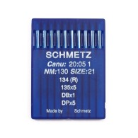 SCHMETZ sewing machine needles CANU 20:05,134R,SY 1955,DPx5,135x5 SIZE 130/21